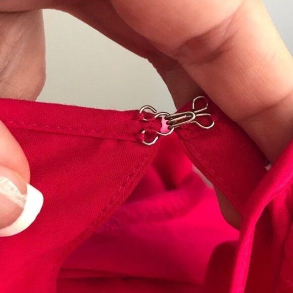 Parker‎ Top Embroidered Cold Shoulder High-neck Flutter Blouse, M - Picture 14 of 14